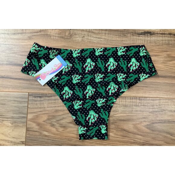 NWT Cheek Boss Green Black Cactus  Cheekie   Size: Large - Picture 2 of 5